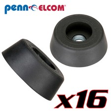 Sixteen Pack Penn Elcom 9120 Rubber Cabinet Foot 0.88