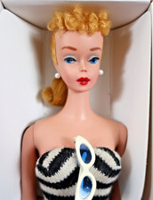 NICE Vintage #4 Blonde PONYTAIL BARBIE SS Glasses Bklt Repr BOX STD NO GRN BIN picture