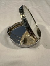 Antique Japan Celluloid Mirror Vanity Standing Compact 1930's Elegant Faux MOP picture