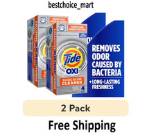 Washing Machine Cleaner with Oxi Powder, 4 Count per Box | Pack of 2 (8 Total) picture