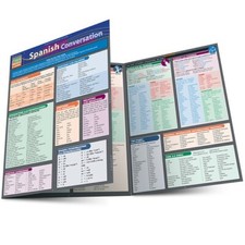 Brand New; QuickStudy | Spanish Conversation Laminated Study Guide picture