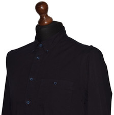 YMC YOU MUST CREATE GARMENT DYED LONG SLEEVE SHIRT SIZE S P2P 19