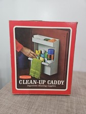 Vintage Rubbermaid Clean-Up Caddy 2320 Almond Wall Mount NEW Open Box Complete picture