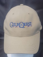 Gulf Quest Embroidered Tan Baseball Cap Hat Adjustable by Page & Tuttle picture