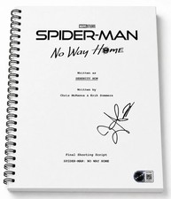 Zendaya Signed Autograph Spider-Man No Way Home Full Script Screenplay Beckett picture