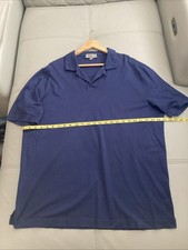Canali Polo Shirt Navy One Button L picture