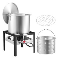 Uimoso 80 Qt Outdoor Seafood Boiling Kit with Strainer for Crab and Crawfish picture