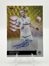 Gareth Bale #/50 Gold Wave Auto 2025-26 Topps Finest UEFA UCC Real Madrid picture