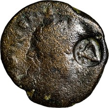 Interesting Legionary Countermark Decapolis. Petra . Geta. As Caesar Judaea Coin picture