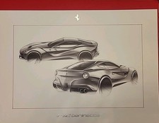Ferrari F12 Berlinetta Lithograph picture