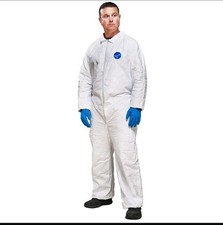 Tyvek 400,Dupont 25-pk TY120SWH2X002500  Collared Disposable Coverall, Size 3XL picture
