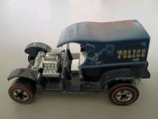 Vintage  1969 USA Hotwheels Redline Blue Paddy Wagon picture