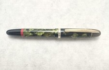Vintage Rotring Tiku Green Marbled  Stylographic Fountain Pen picture