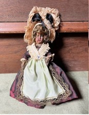 Creepy Early 1900s Antique Wood Doll Folk Art 8