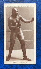 1938 Churchman’s Cigarettes #20 JACK JOHNSON  Exc 🔥 picture