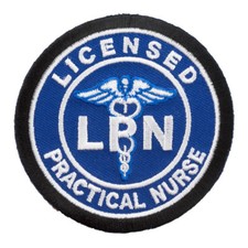 Licensed Practical Nurse LPN Blue Patch, Medical Patches picture