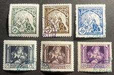Travelstamps: 1919 Czechoslovakia Stamps Scott #B124-B129 Independence CTO picture