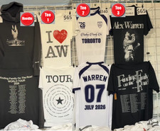 Alex Warren Finding Family on the Road Tour 2026 Toronto Merch, T-shirt Reprint picture