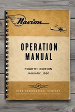 Navion Aircraft Operation Manual Fourth Edition 1950 Vintage Flight 94 Pages picture