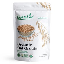 Organic Steel Cut Oats —  Non-GMO Cereal, Kosher, Vegan, Bulk — by Food to Live picture