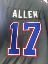 NFL BUFFALOBILLS JERSEY JOSH ALLEN #17 GRAY NICKEL CITY EDITION  picture