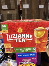 Luzianne Decaffeinated Tea (96 ct.), SEALED ITEM FAST SHIP picture