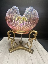 Fenton Signature Series Empress Lotus Pink Champagne Sig Mike Fenton 2001 picture