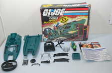 Vintage 1984 Cobra Water Moccasin w/ Box G.I. GI Joe 100% Complete 3.75 ARAH Lot picture