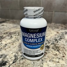 Toplux Nutrition Magnesium Complex 1000mg Non-GMO Capsules Bone & Muscle 90 picture