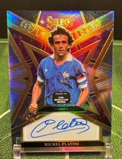 Michel Platini Panini 2025-26 Select Road to FIFA WC 26 ST-MP France Auto Stars picture