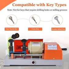 Key Cutting duplicating Machine Cutter Car Key Copier Locksmith Tools New-- picture