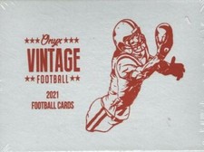2021 Onyx Vintage Collection Football Box ~~ 2 On Card Autographs No Stickers ~~ picture