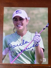 Paula Creamer Signed Beckett COA Autograph 8X10 Photo Auto picture
