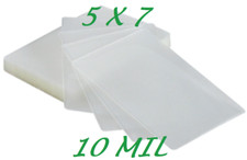 5 x 7 500 10 Mil Laminating Pouches Sleeves 5-1/4 x 7-1/4 photo X-Clear picture