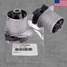 Rear Crossmember Axle Beam Bushing Kit 2 PCS for Toyota Sienna 04-20 48725-28080 picture