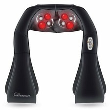 Snailax Shiatsu Neck Massager, 3D Deep Kneading Shoulder Massager with Heat picture
