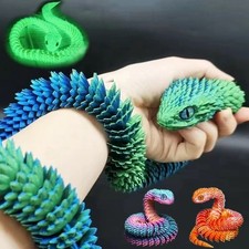 3D Printed Snake Articulated Viper Fidget Decor Toy Office Desk Toys Cobra picture