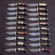 Lot of 20 Pcs Custom Handmade Damascus Steel 8