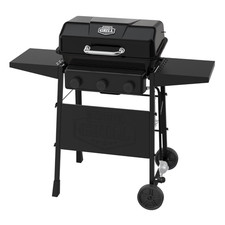 US Expert Grill 3-Burner Propane Gas Grill with Wheels and Side Shelves, Black picture
