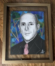 Maynard James Keenan Artwork Original Tool Puscifer Perfect Circle Charcoal Art picture