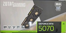 Zotac NVIDIA GeForce RTX 5070 SOLID Overclocked Triple Fan 12GB GDDR7 Open Box picture