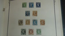Stampsweis France stamp collection in Scott Specialty album est 1833 to '72 picture