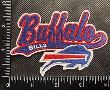BUFFALO BILLS NFL FOOTBALL IRON ON EMBROIDERED PATCH SEE PHOTOS picture