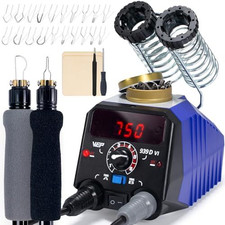 WEP 939D-VI Dual Pen Wood Burning Kit 250-750℃/482-1382℉ A/B Toggle Wood... picture