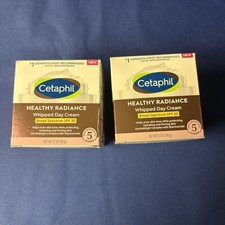 2 New Cetaphil Face Day Cream Healthy Radiance Whipped Day Cream SPF 30 1.7oz picture