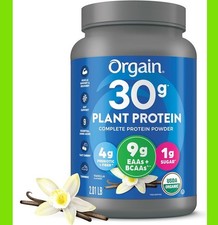 SEALED Orgain Plant-Based Organic Protein Powder | Vanilla 32.1oz BB 2 / 2027 picture