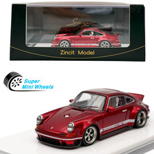 Zincit Model 1:64 Porsche 911 Singer DLS Red Diecast Model picture