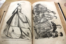 Antique 1864 Godey's Lady's Book Illustrated Clothing Art Prints picture