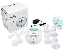 Motif Luna Double Electric Breast Pump White Portable w/ Power Cord (BRAND NEW) picture