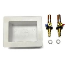  LSP Products OB-216 is an unassembled plastic washing machine outlet box equipp picture